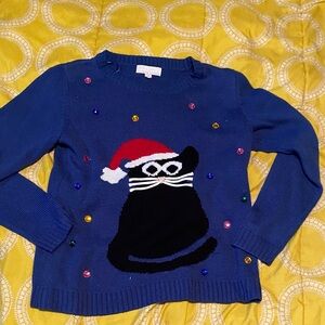 Carolyn Taylor Navy Sweater